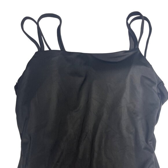 Andie The Rockaway Double Strap One Piece Swimsuit Black Sz SM - Picture 4 of 11